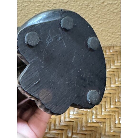 Vintage Art Nouveau Siamese Cat Statue Figurine 11.5" Tall - Picture 6 of 7